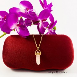 ATORA PENDANT ROSE QUARTZ